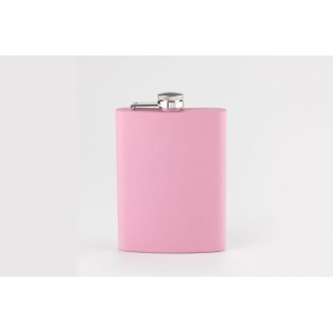Lézerezhető fém flaska Pink rozsdamentes 240ml / 158408